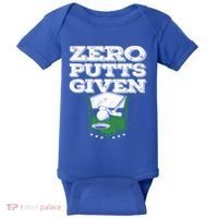Zero Putts Given Funny Golf Meaningful Gift Baby Bodysuit thumb 0