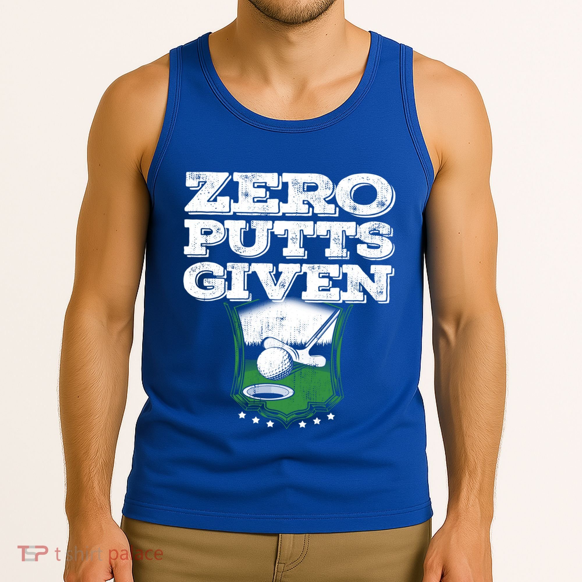 Zero Putts Given Funny Golf Meaningful Gift Tank Top
