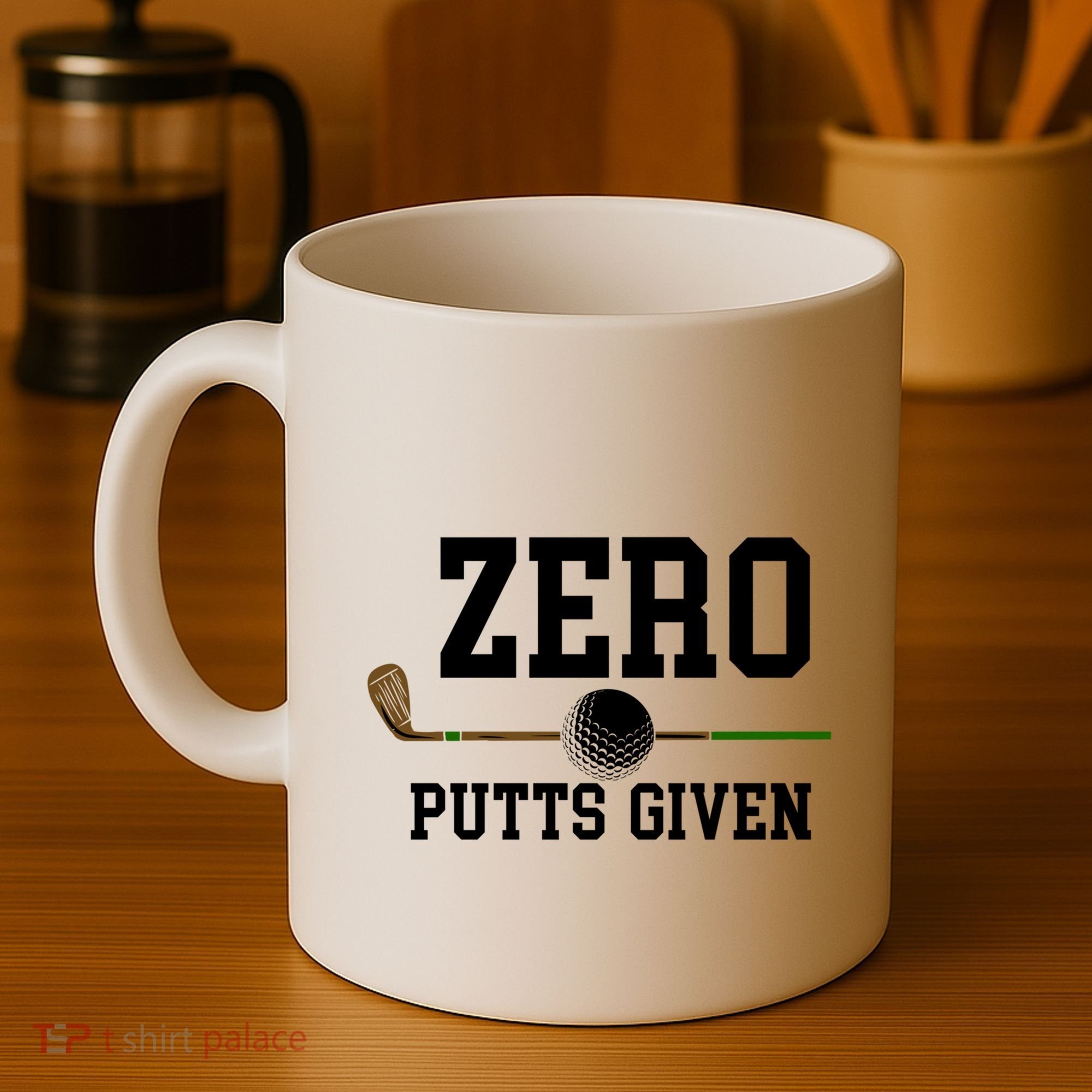 Zero Putts Given Golfer Golf Player Jokes Funny Golf Great Gift Coffee Mug