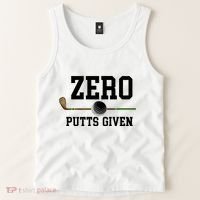Zero Putts Given Golfer Golf Player Jokes Funny Golf Great Gift Tank Top thumb 2