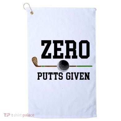 Zero Putts Given Golfer Golf Player Jokes Funny Golf Great Gift Golf Towel