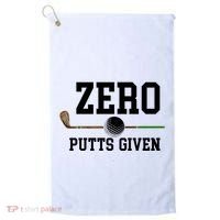 Zero Putts Given Golfer Golf Player Jokes Funny Golf Great Gift Golf Towel thumb 0
