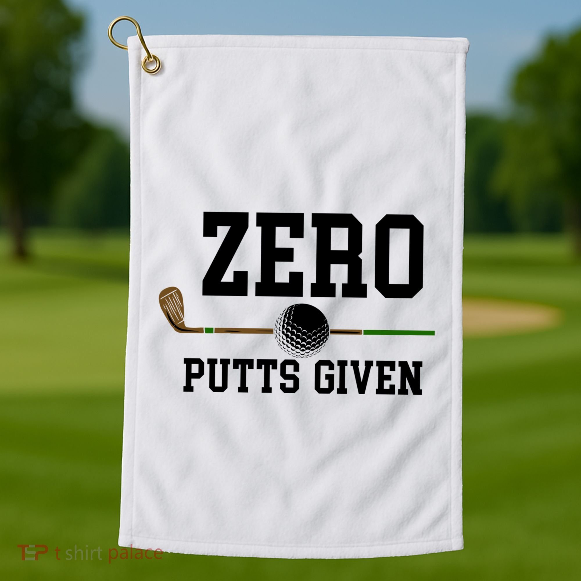 Zero Putts Given Golfer Golf Player Jokes Funny Golf Great Gift Golf Towel