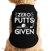 Zero Putts Given Golf Funny Golfer Golf Player Golfing Dad Doggie Tank thumb 0