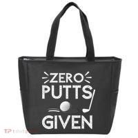 Zero Putts Given Golf Funny Golfer Golf Player Golfing Dad Tote Bag thumb 0