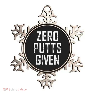 Zero Putts Given Ornament