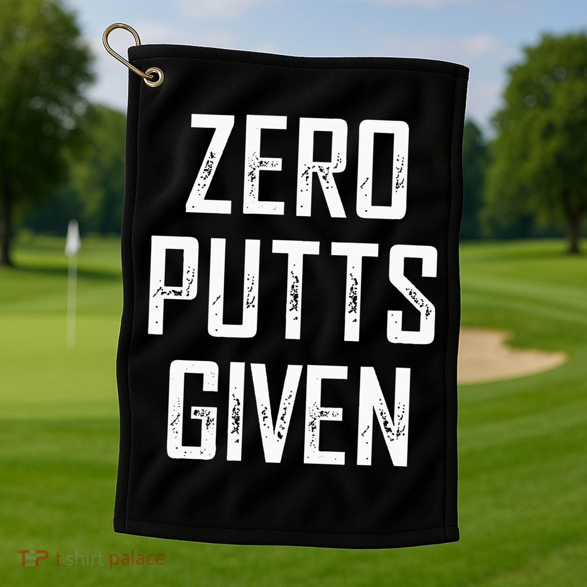 Zero Putts Given Golf Towel