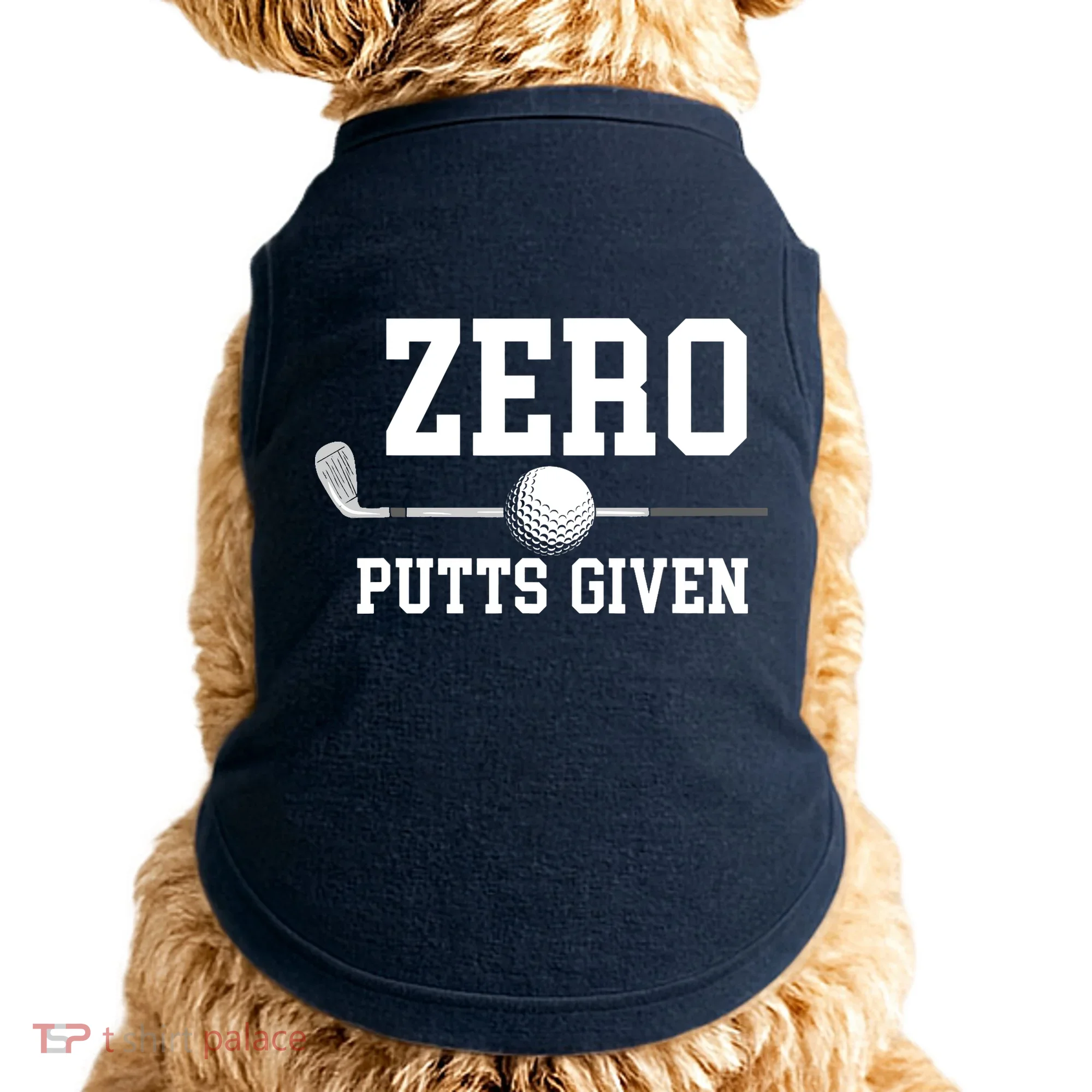 Zero Putts Given Golfer Golf Player Jokes Funny Golf Doggie Tank