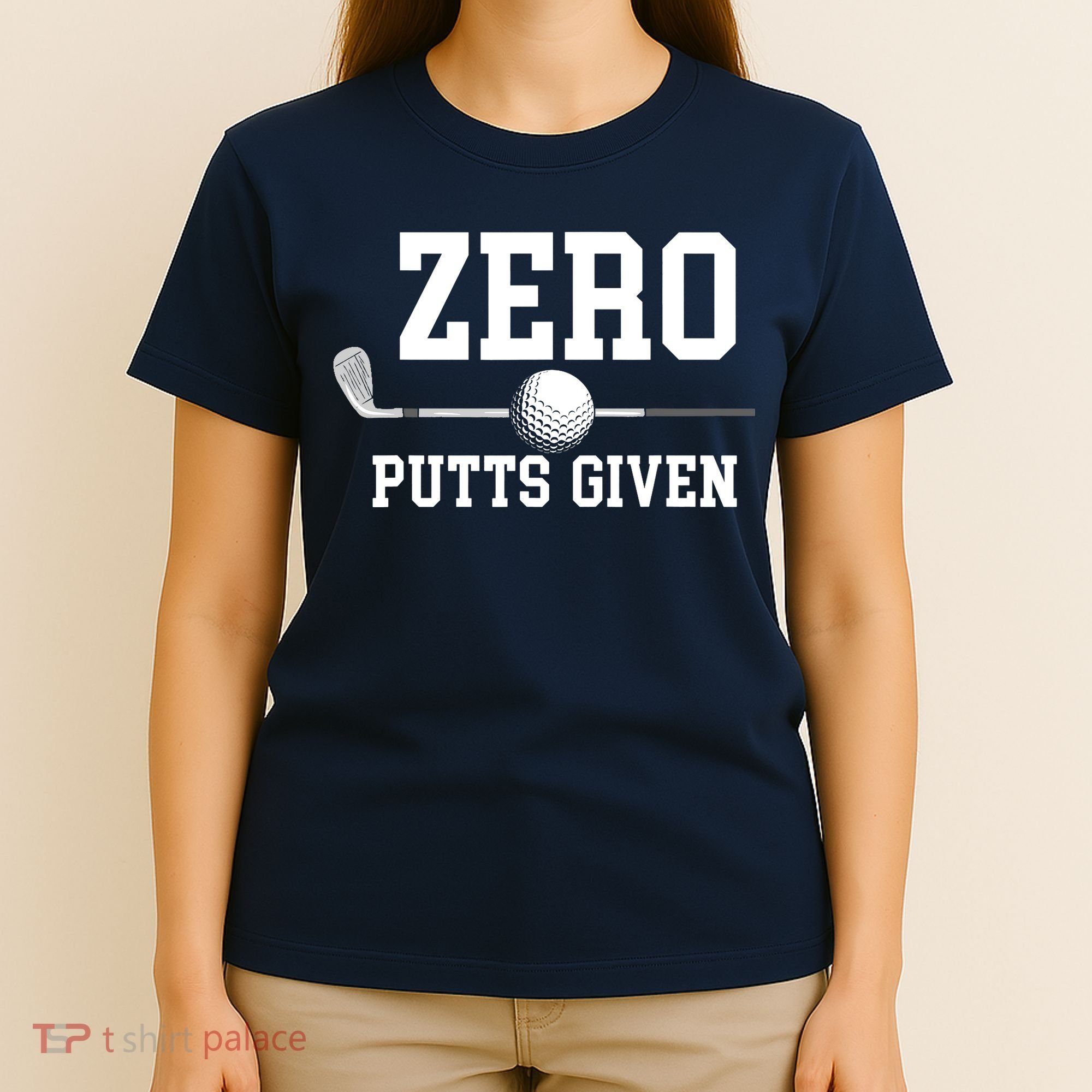 Zero Putts Given Golfer Golf Player Jokes Funny Golf T-Shirt