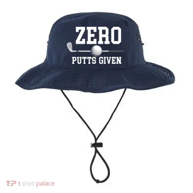 Zero Putts Given Golfer Golf Player Jokes Funny Golf Bucket Hat