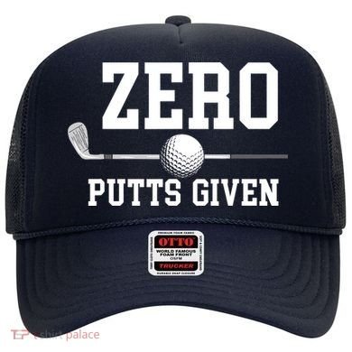 Zero Putts Given Golfer Golf Player Jokes Funny Golf Hat