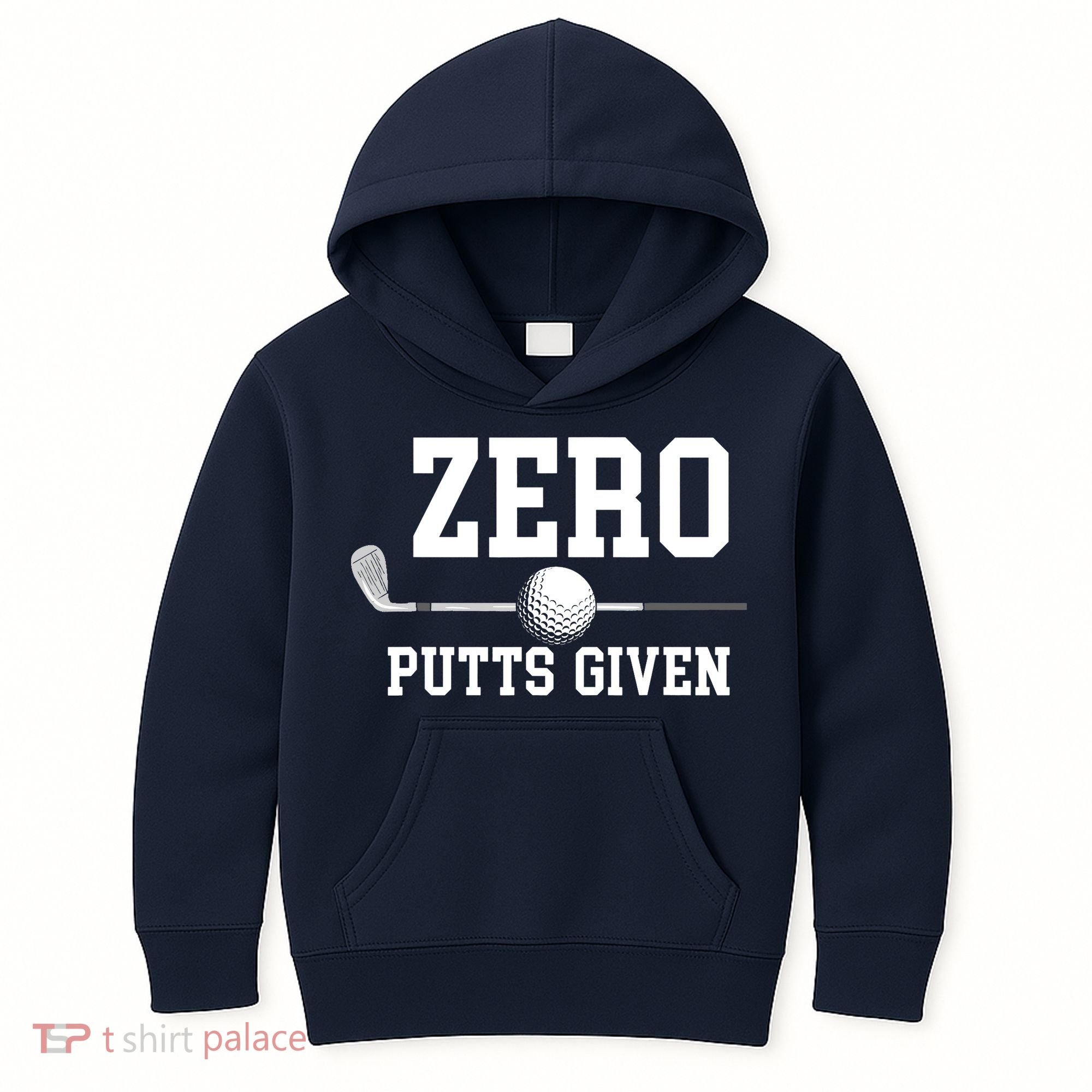 Zero Putts Given Golfer Golf Player Jokes Funny Golf Kids Hoodie