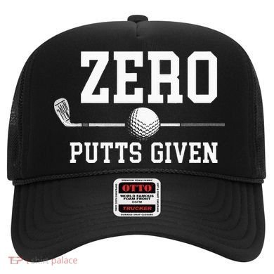 Zero Putts Given Golfer Golf Player Jokes Funny Golf Hat