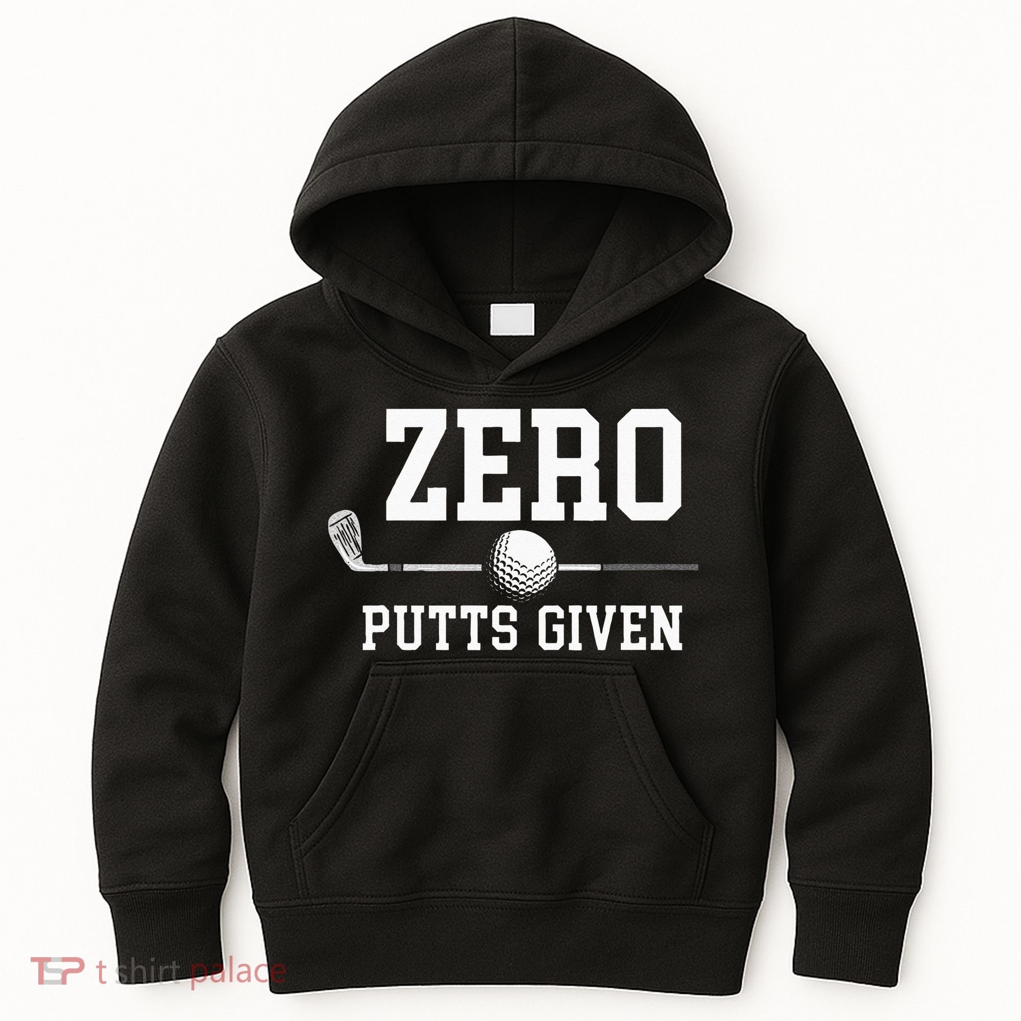 Zero Putts Given Golfer Golf Player Jokes Funny Golf Kids Hoodie