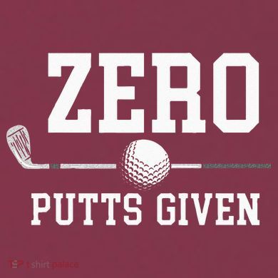Zero Putts Given Golfer Golf Player Jokes Funny Golf 16oz Travel Tumbler