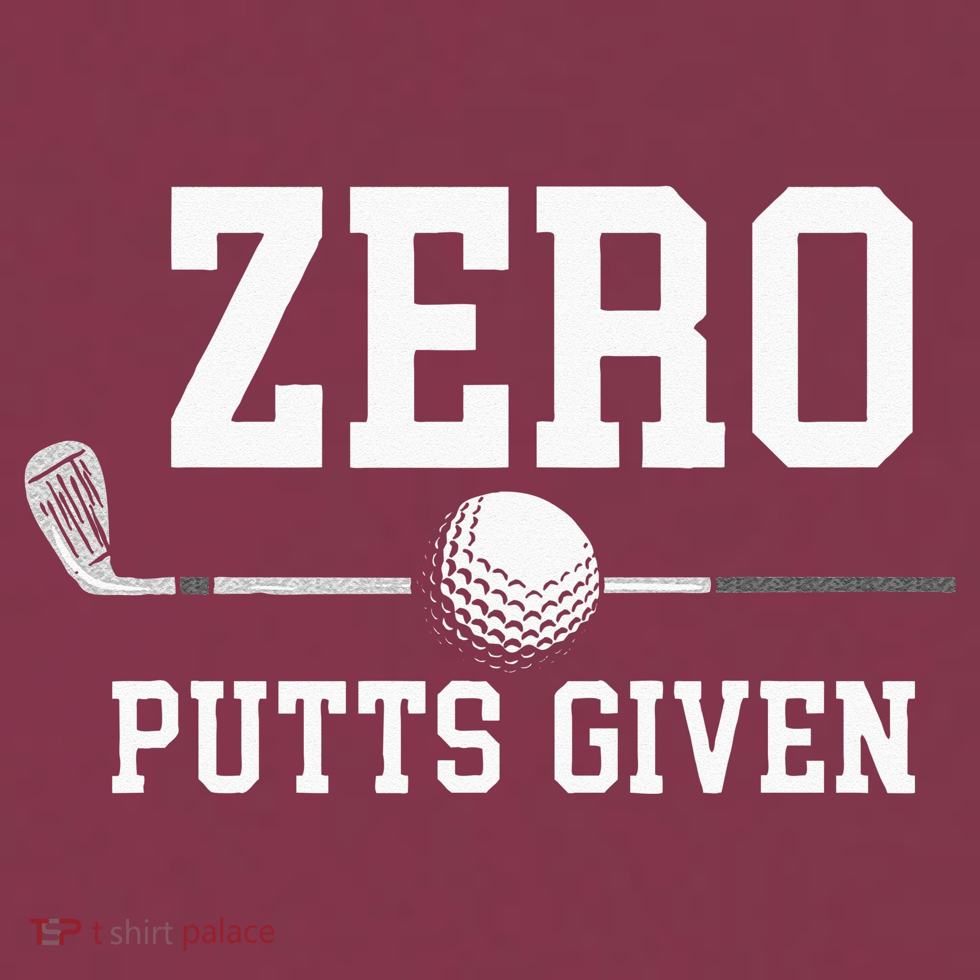 Zero Putts Given Golfer Golf Player Jokes Funny Golf 16oz Travel Tumbler