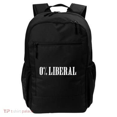 Zero Percent Liberal 0 Liberal Backpack