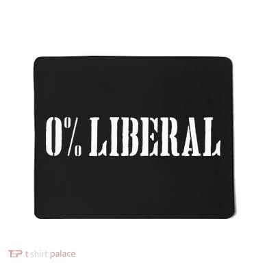 Zero Percent Liberal 0 Liberal Mousepad