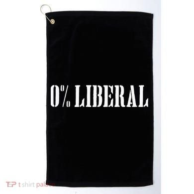 Zero Percent Liberal 0 Liberal Golf Towel