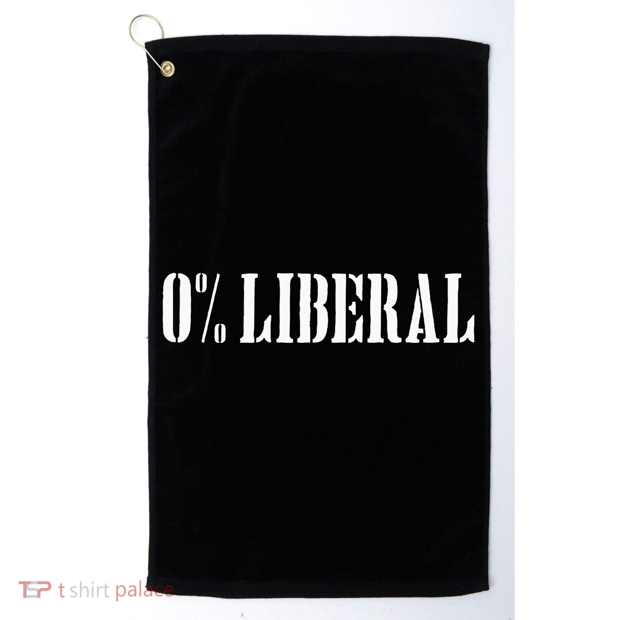 Zero Percent Liberal 0 Liberal Golf Towel