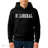 Zero Percent Liberal 0 Liberal Kids Hoodie thumb 4