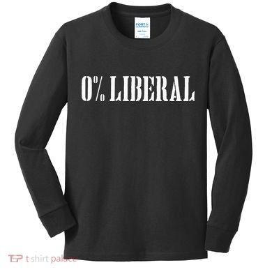 Zero Percent Liberal 0 Liberal Kids Long Sleeve Shirt