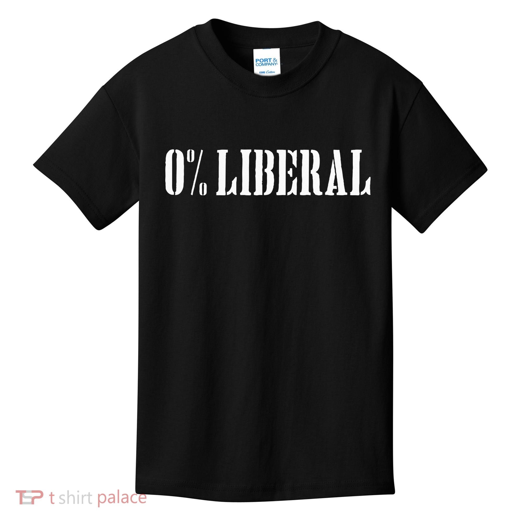 Zero Percent Liberal 0 Liberal Kids T-Shirt