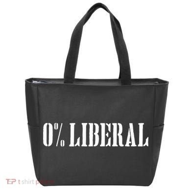 Zero Percent Liberal 0 Liberal Tote Bag