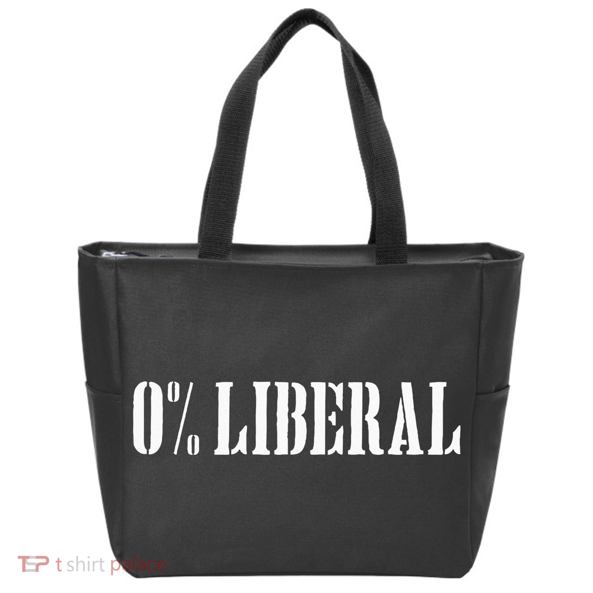 Zero Percent Liberal 0 Liberal Tote Bag