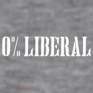 Zero Percent Liberal 0 Liberal Women's Racerback Cropped Tank