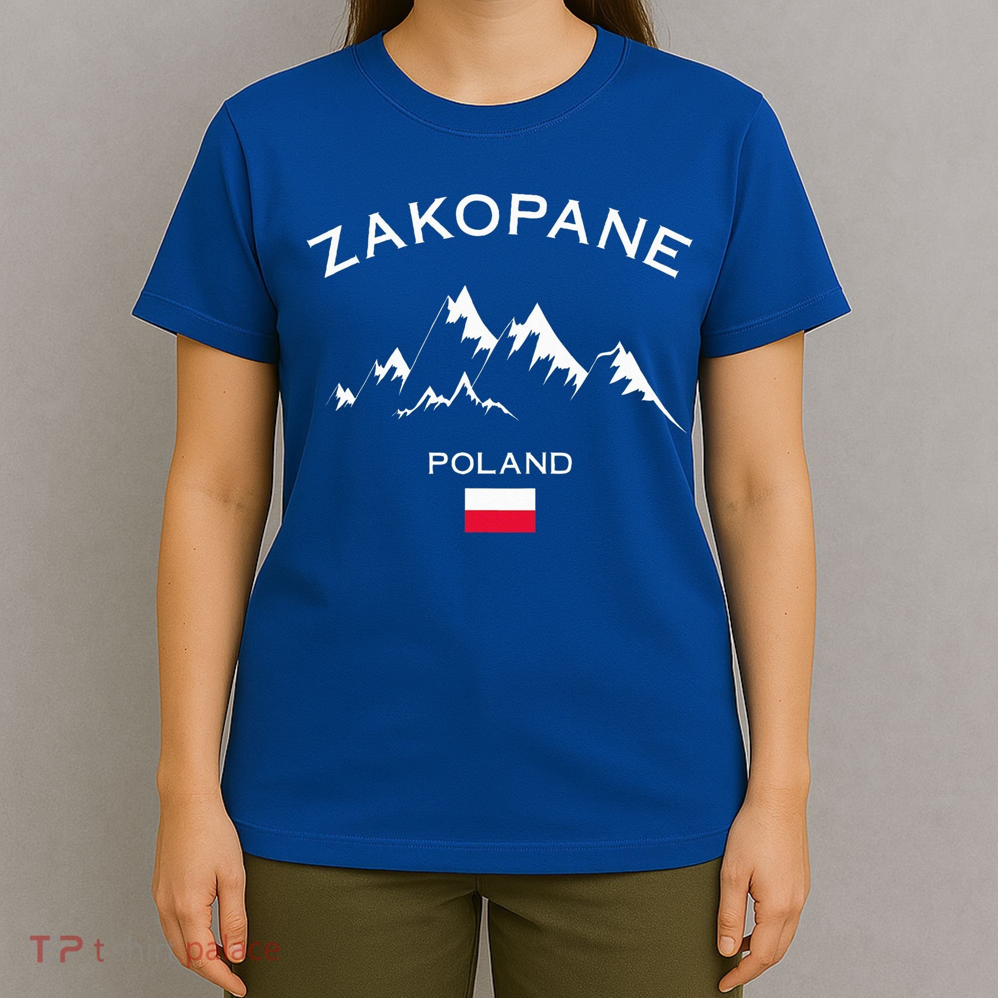 Zakopane Poland Ski Resort Tatra Mountains Skiing T-Shirt