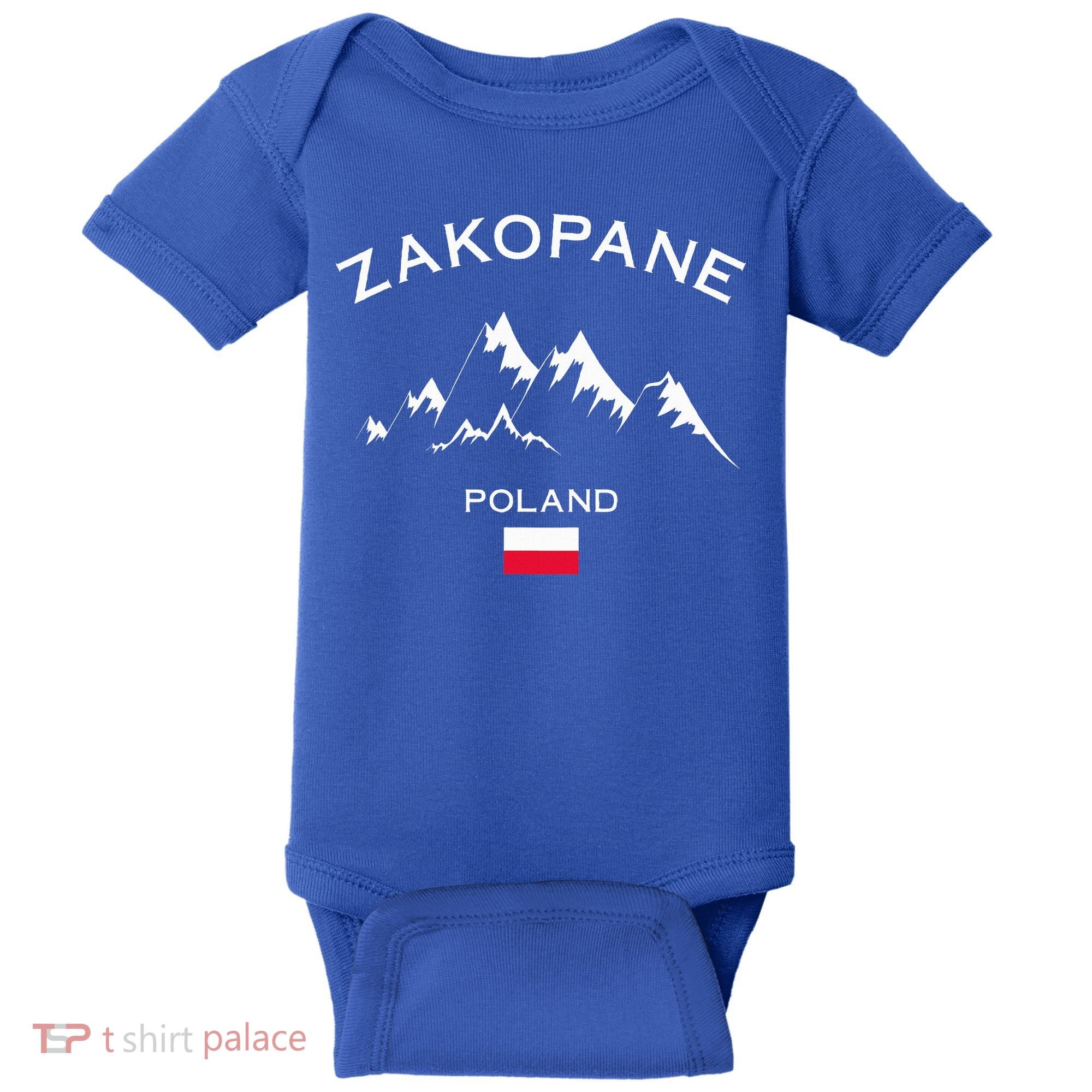 Zakopane Poland Ski Resort Tatra Mountains Skiing Baby Bodysuit