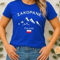 Zakopane Poland Ski Resort Tatra Mountains Skiing Women's T-Shirt thumb 2