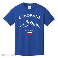 Zakopane Poland Ski Resort Tatra Mountains Skiing Kids T-Shirt thumb 0