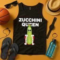 Zucchini Queen Zucchini Tank Top thumb 4