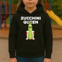 Zucchini Queen Zucchini Kids Hoodie thumb 3