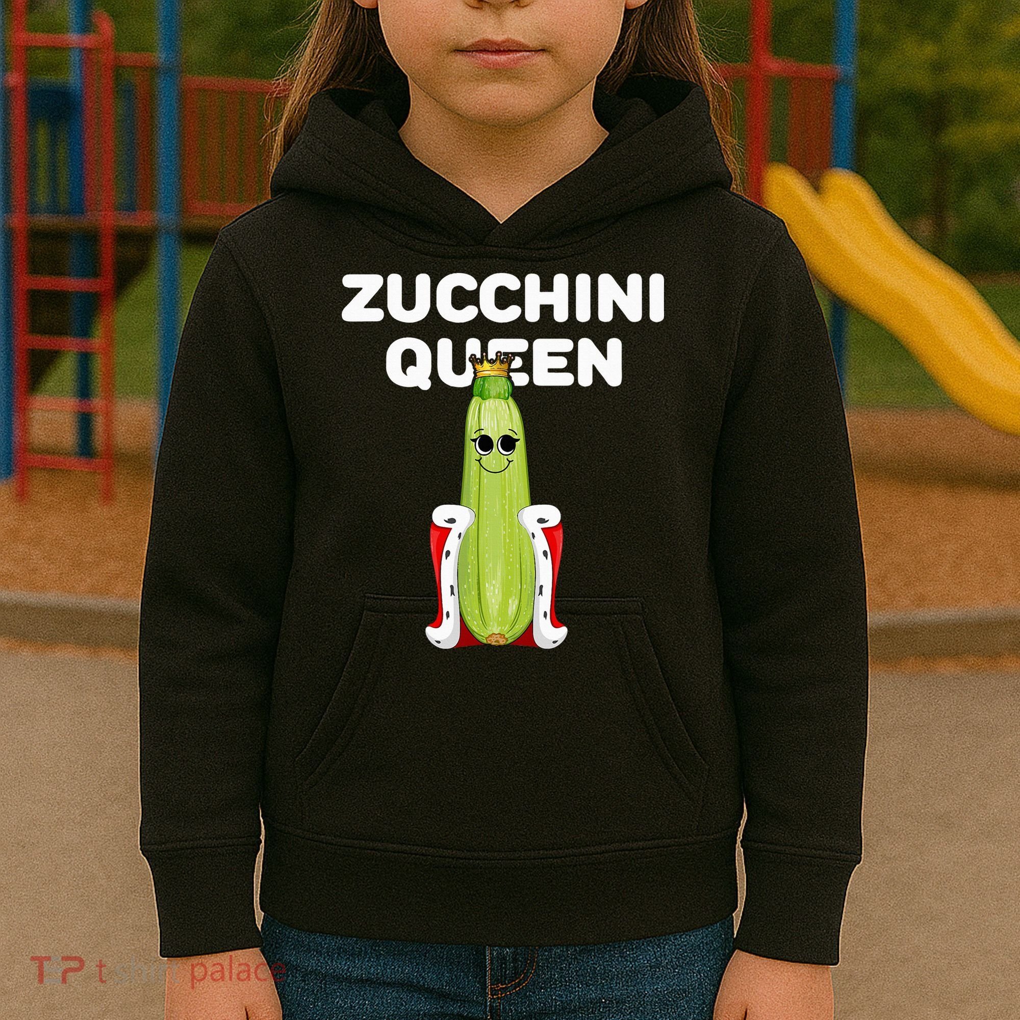 Zucchini Queen Zucchini Kids Hoodie