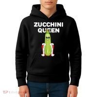 Zucchini Queen Zucchini Kids Hoodie thumb 4