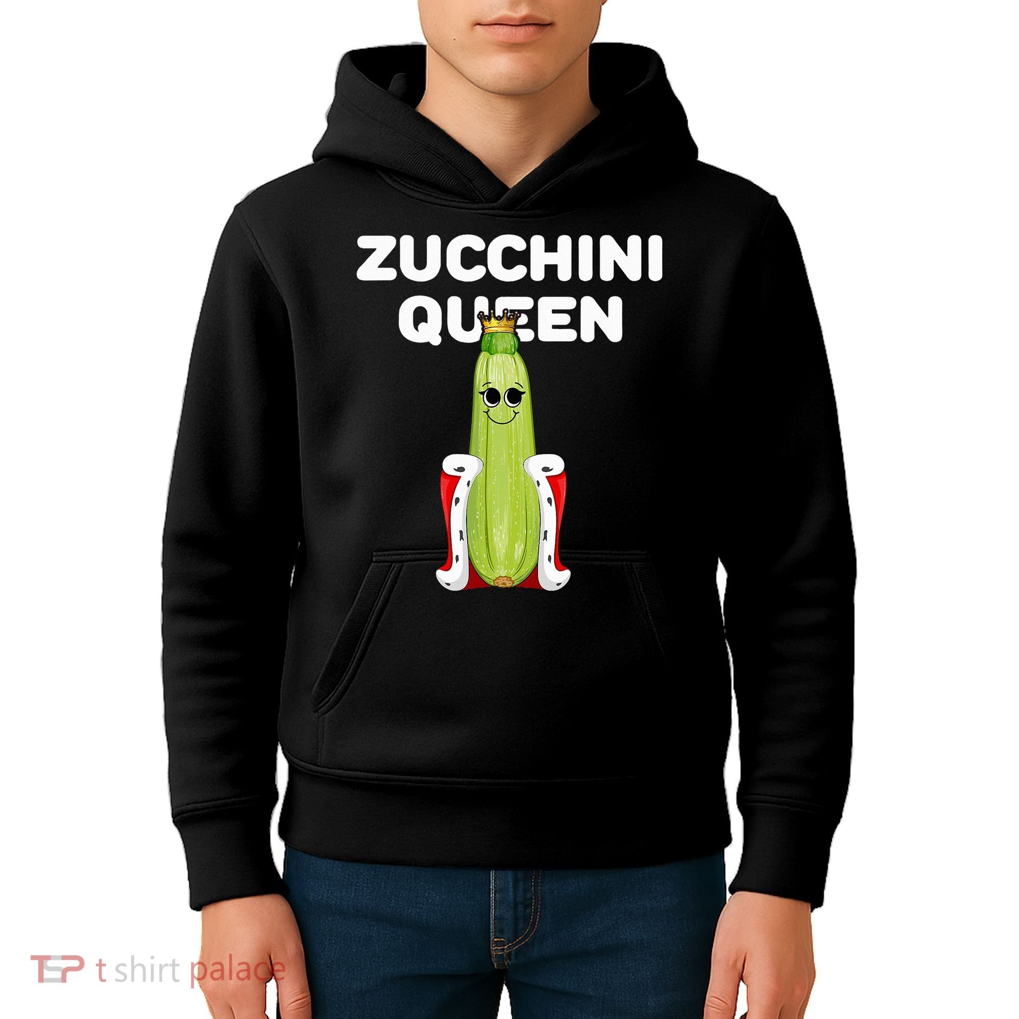 Zucchini Queen Zucchini Kids Hoodie