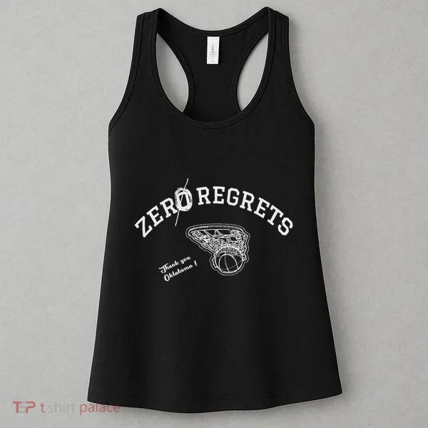Zero Regrets Thank You Oklahoma Women's Tank Top