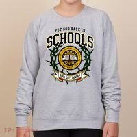Zach Rushing Wearing Put God Back In Schools Women's Sweatshirt thumb 0