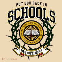 Zach Rushing Wearing Put God Back In Schools Tote Bag thumb 4