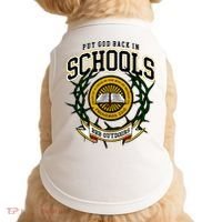 Zach Rushing Wearing Put God Back In Schools Doggie Tank thumb 0