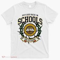 Zach Rushing Wearing Put God Back In Schools T-Shirt thumb 0
