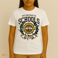Zach Rushing Wearing Put God Back In Schools T-Shirt thumb 4