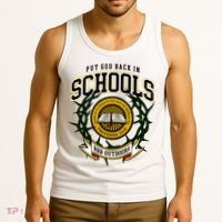 Zach Rushing Wearing Put God Back In Schools Tank Top thumb 3