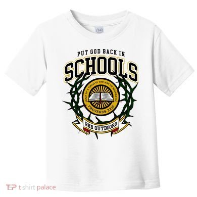 Zach Rushing Wearing Put God Back In Schools Toddler T-Shirt