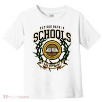 Zach Rushing Wearing Put God Back In Schools Toddler T-Shirt thumb 0