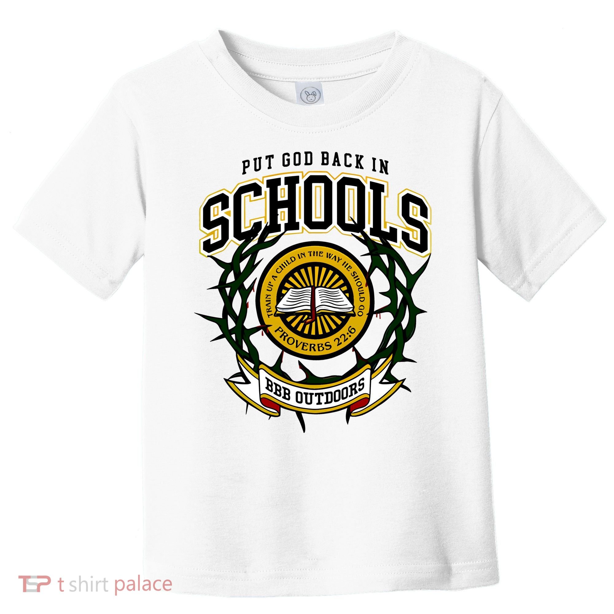 Zach Rushing Wearing Put God Back In Schools Toddler T-Shirt