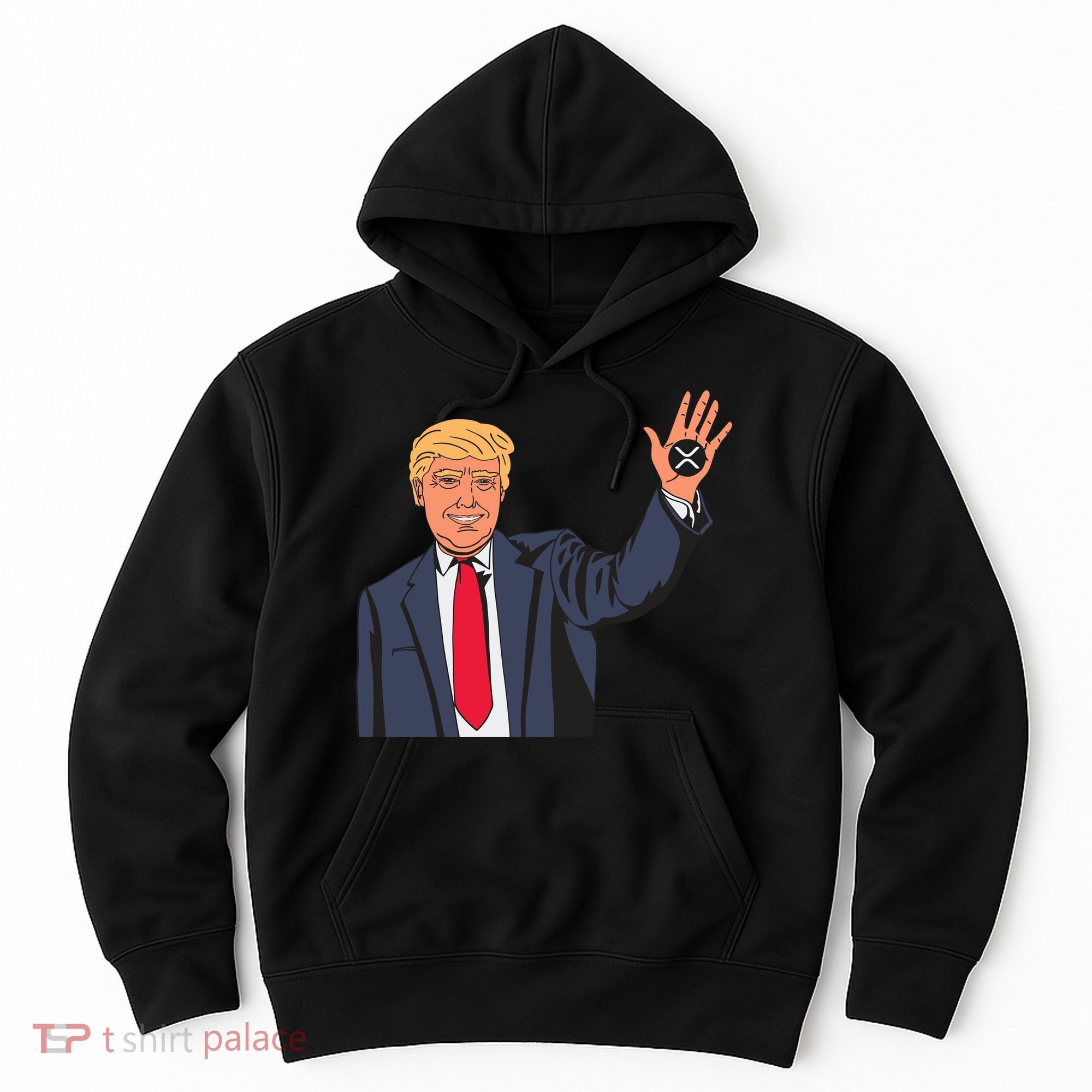Zach Rector Wearing Trump Xrp Hoodie